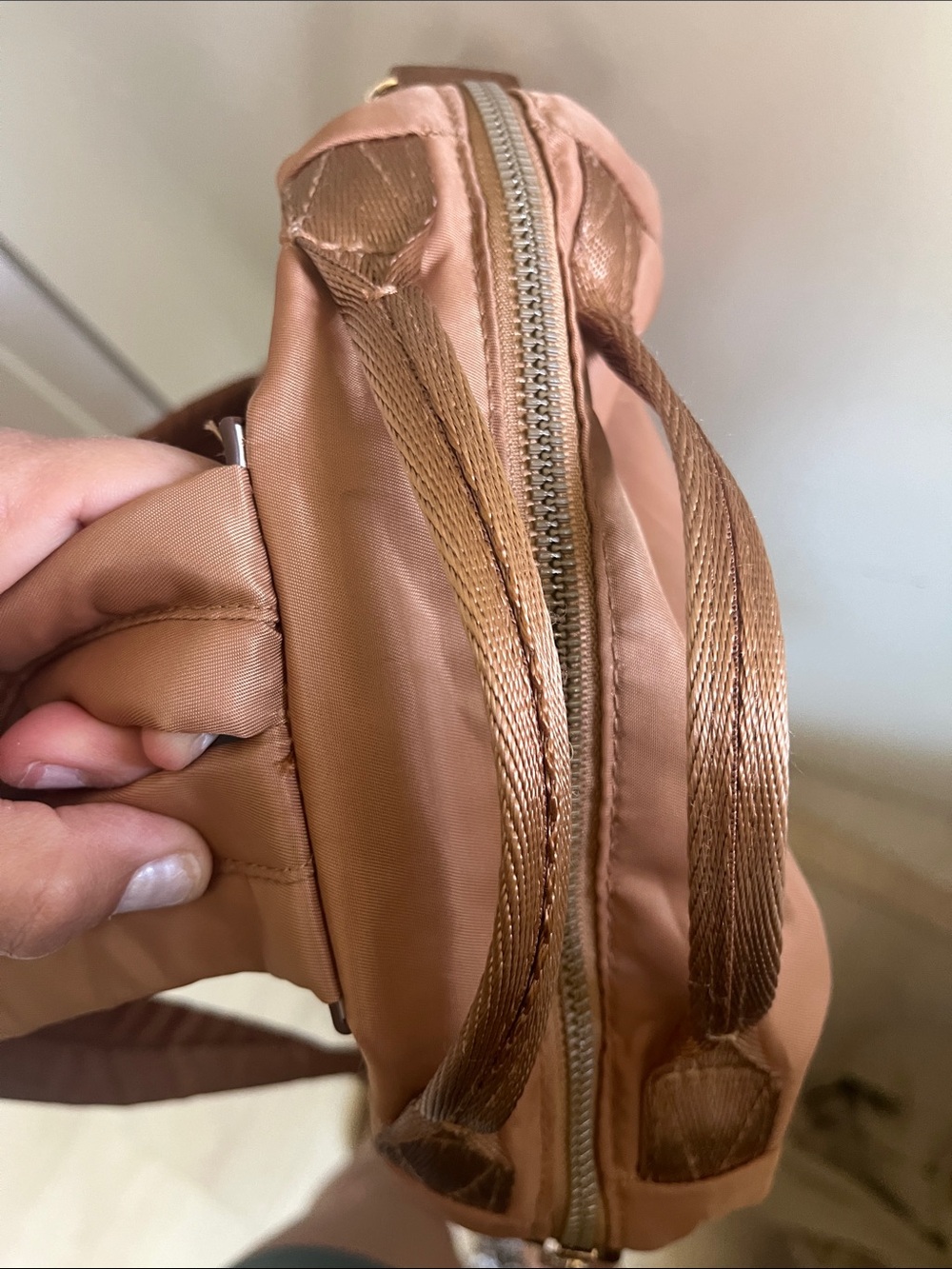 a new day Rust Brown Nylon Backpack - Picture 2 of 5